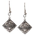 Sterling Silver Celtic Vision Knot Earrings