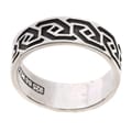Sterling Silver Celtic Wave Knot Ring