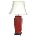Free supportive tips on china Noritake Porcelain Oxblood Vase Oriental Lamp (China)