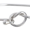 Tressa Sterling Silver Love Knot Bangle