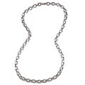 Stainless Steel Cable Link Mens Necklace