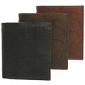Signature Genuine Leather Tri-fold Wallet