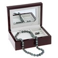 DaVonna 14k Gold Tahitian Pearl Jewelry Set (8-10 mm)