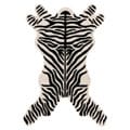 Hand-tufted Zebra-cut Wool Rug (4' x 6')