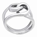 Sterling Silver Intertwined Knot Ring