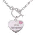 Sterling Essentials Sterling Silver Little Princess Toggle Necklace