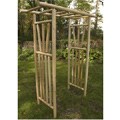 Rustic Log Pole Cedar Adirondack Garden Arbor