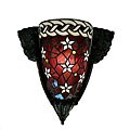 Tiffany-style Red Star Wall Lamp
