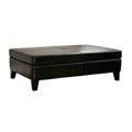 Jennifer Black By-cast Leather Flip-top Storage Bench
