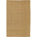 Hand-woven Natural Fiber Natural Fiber Jute Rug (5' x 8')