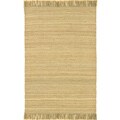 Hand-woven Jute Bleached Rug (8' Round)