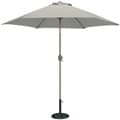 9-Foot Aluminum Outdoor Market Umbrella with Crank and Auto-tilt