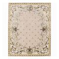 Hand-tufted Normandy Estate Taupe Wool Rug (8' Round)