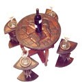 Handcrafted Elephant Table Set (Ghana)