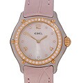 Ebel 1911 Mini Two-tone Diamond Pink Strap Watch