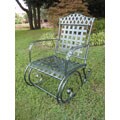 Milano Green Hammered Iron Rocker