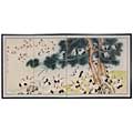 Silk 'Hundred Cranes' Shoji Screen (China)