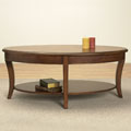 Oval Walnut Coffee Table