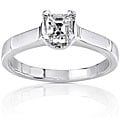 14k Gold 1/2ct TDW Asscher Diamond Solitaire Ring