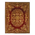 Handmade Heritage Red Wool Rug (8'3 x 11')