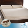 Comfort Dreams 3-inch Queen/ King-size Memory Foam Mattress Topper/ Contour Pillow Set