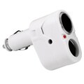 Dual Socket Car Adapter for iPod, Cellular Phone