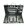 Daxx Stainless Steel 24-piece BBQ Set with Case