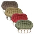 Microsuede Cushion Double Papasan Chair