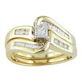14k Yellow Gold 1/2 ct TDW Diamond Bridal Ring Set (G-I, I1-I2)