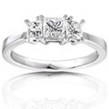 14k Gold 3/4ct TDW Diamond 3-stone Ring