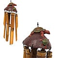 Small Turtle Resin Bamboo Wood Chime (Indonesia)