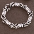Silver Large Links Bracelet (Peru)