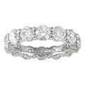 18k Gold 5ct TDW Round Diamond Eternity Band (I-J, I1-I2)
