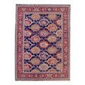 Free useful data on rug Navy Hand-woven Millennia Navy Wool Rug (7'10 x 9'10)