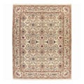 Hand-woven Millenia Beige Wool Rug (5'10 x 8'10)