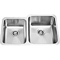 VIGO 32-inch Undermount 18 Gauge Double Bowl Kitchen Sink