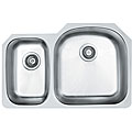Dual Bowl Undermount Left-sided Kitchen Sink
