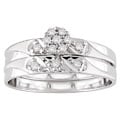 14k Gold 1/6ct TDW Round Diamond Bridal Ring Set (G-H/ I3)