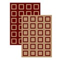 Sorina Block Emerlen Heat-set Rug (3'3 x 4'11)