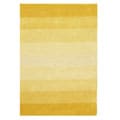 Hand-tufted Yellow Stripe Wool Rug (8' x 10')