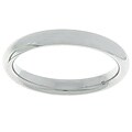 Platinum 3mm Comfort Fit Wedding Band