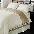 Natural Linen Duvet Cover Set with Bedskirt