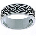 Sterling Silver Celtic Round Knot Ring