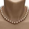 Cultured Freshwater Pink Pearl Necklace (10-11 mm/18in)