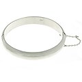 Sterling Essentials Sterling Silver 7-inch High Polish Bangle Bracelet (10mm)