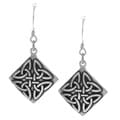 CGC Sterling Silver Triangle Knot Earrings