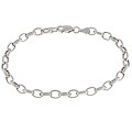14k White Gold Charm Bracelet