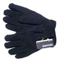 Daxx Men's Black Buttersoft Deerskin Gloves with Thinsulate Lining