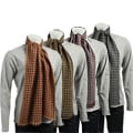 Himalaya Trading Co. Men's Houndstooth Cashmere Scarf