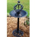 Tudor Cast Aluminum Fountain Bird Bath